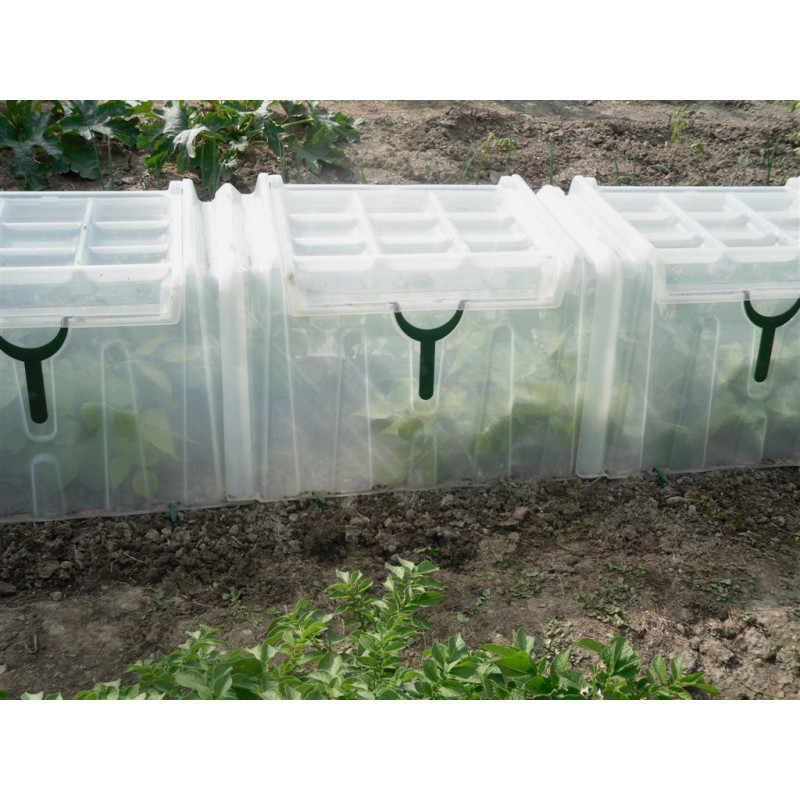 Tunnel De Forçage Relaxdays 7 Mètres – Filet PE Anti-Insectes & Oiseaux – Protection Fraises, Légumes & Plantes