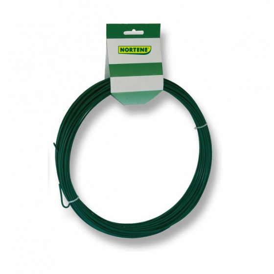 Fil de fer plastifié vert 1,2 mm x 25 m Fil de fer plastifié vert 1,2 mm x 25 m