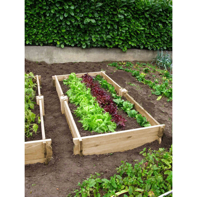 Choisissez Le Rectangle Potager En Bois De Jardin Et Saisons