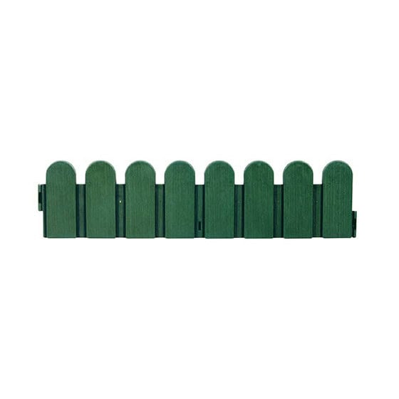 Bordure de jardin verte PVC type cloture - Jardin et Saisons Bordure de jardin verte PVC type cloture - Jardin et Saisons