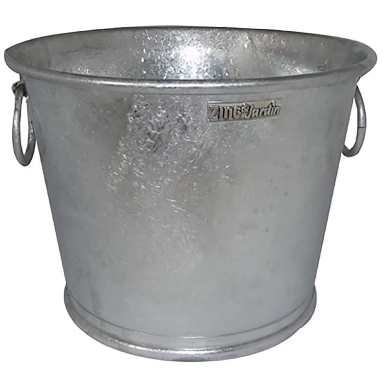 pot en zinc pot en zinc rond 28 litres haut de gamme chez jardin et saisons pot en zinc pot en zinc rond 28 litres haut de gamme chez jardin et saisons