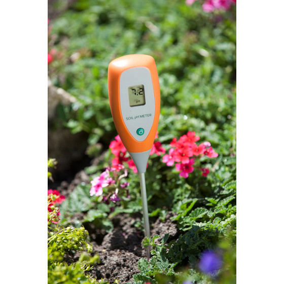 Testeur de pH électronique pour sol avec piles de Jardin et Saisons