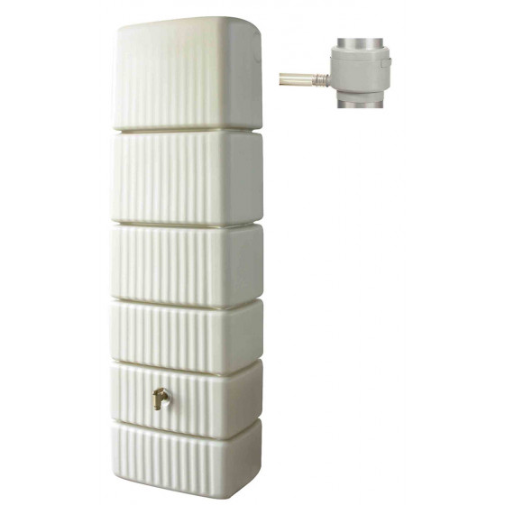 Récupérateur Deau De Pluie Mural 300 L Sable