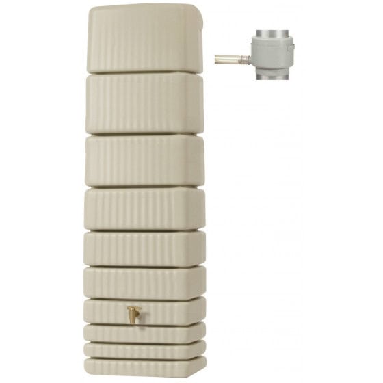 Récupérateur Deau De Pluie Mural 650 L Sable