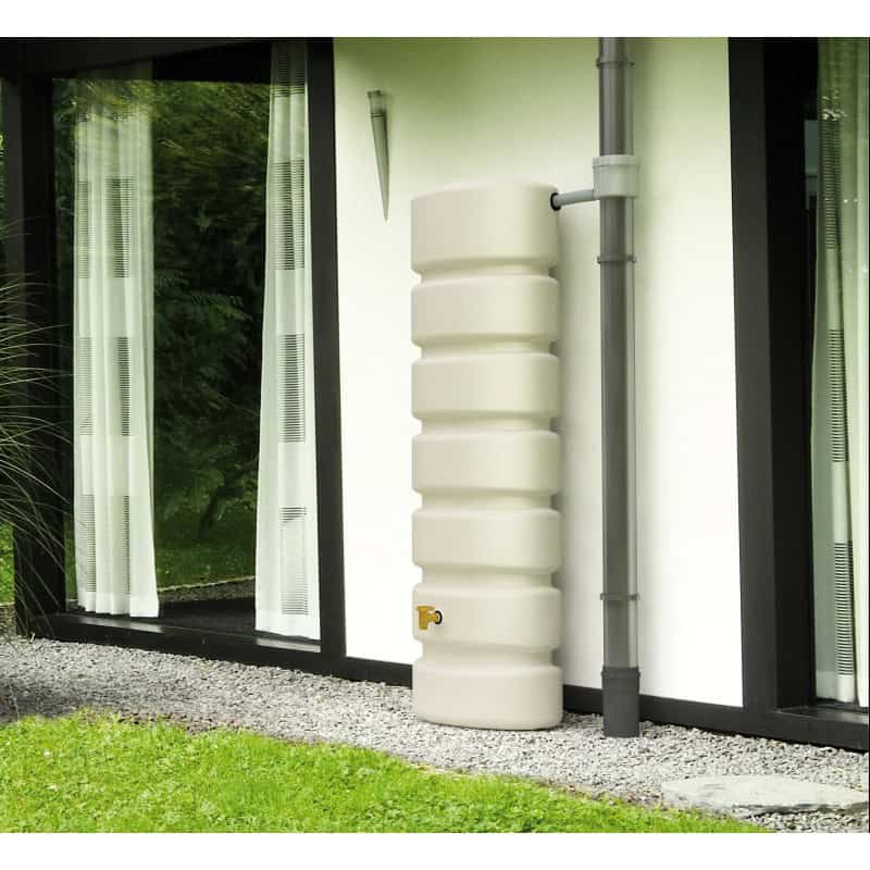Récupérateur Deau De Pluie Mural Classic 650 L Sable