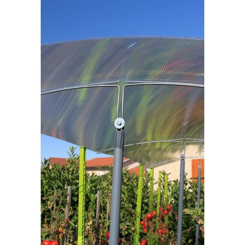 Abri Pour Tomate Réglable En Hauteur Avec Toit Polycarbonate