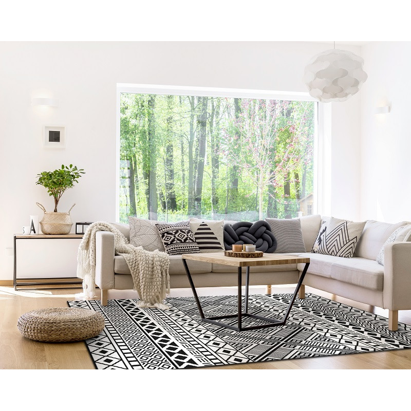 https www jardinetsaisons fr tapis d exterieur pour terrasse noir et blanc 120 x 180 cm 1262 html