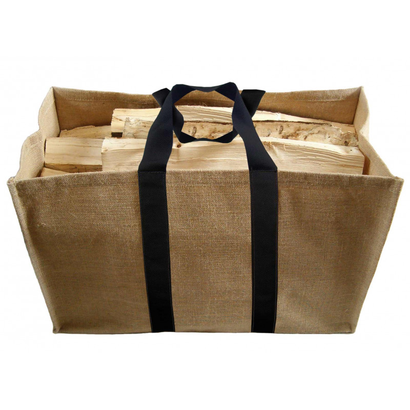 Sac Cabas En Jute 25L - Toile Naturelle Avec Intérieur étanche | 45x19x33cm | Multi-usage Marché & Rangement